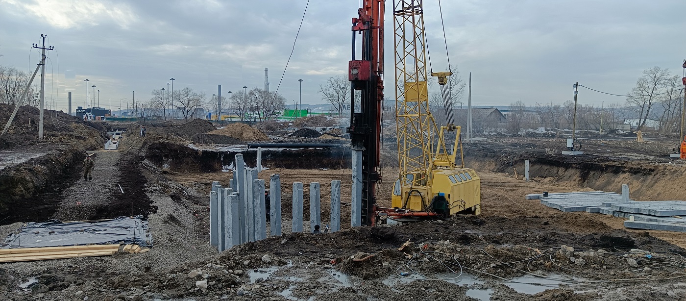 Аренда сваебоя для забивки бетонных свай в Нагорске