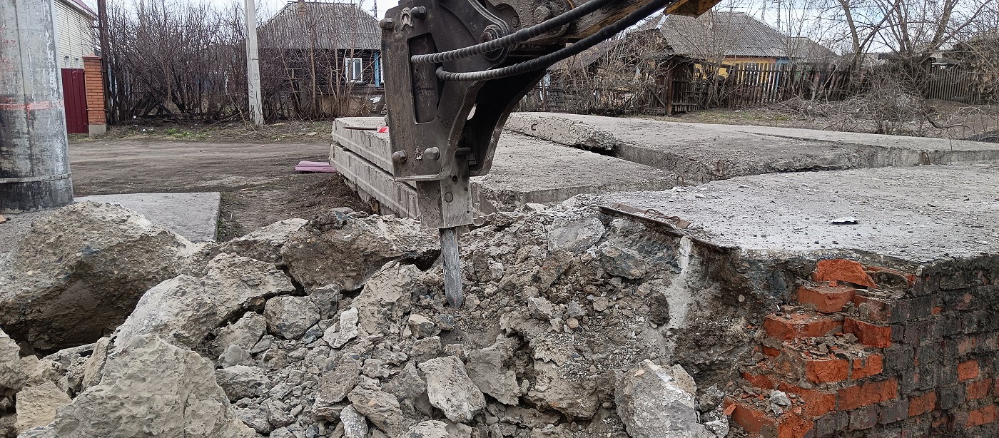 Услуги и заказ гидромолотов для демонтажных работ в Кирове